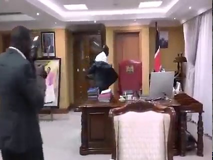 Arrival of Second in Command H.E Hon. Rigathi Gachagua to the office this morning. | Magufuli Benjamin