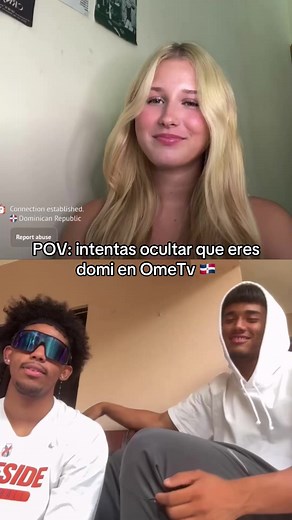 Cómo ocultar que eres dominicana en OmeTv — reacción divertida