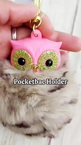 Aww what a cute owl! Casing keychain for Pocketbac Hand Sanitizer. We also sell Pocketbac Hand Sanitizer in our store. #bathandbodyworks #pocketbacholder #handsanitizer #personalshopper #bathandbody | Primochic
