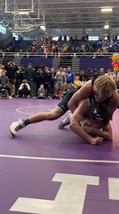 Metro 157 finals: #1 Logan Glynn (Millard South) wins with a fall over #5 Ben McAllister (Millard West) | Nebraska Wrestling