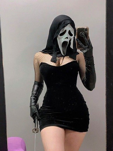 Disfraz GhostFace Femenino para Halloween