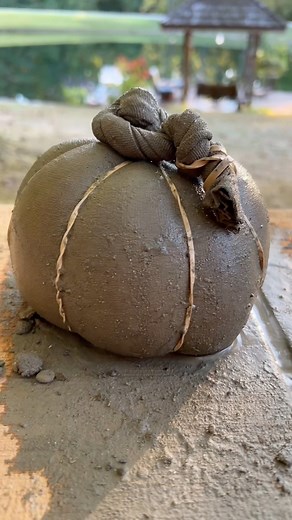 484K views · 2.7K reactions | CONCRETE PUMPKINS! All you need is panty hose, rubber bands, and concrete! #fallcrafts #pumpkins #diy | Holly Auna | Facebook