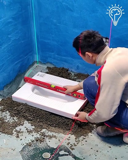 Squat pan fitting done right. #ToiletInstallation #ConstructionWork | Lei Johnson 01