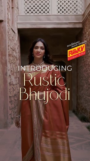 35K views | Rustic Opulence: A Handwoven Silk Saree by RmKV Design...