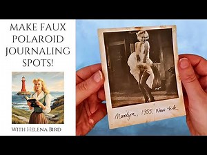 How to Make Faux Polaroid Photographs 🖤 Junk Journaling Tips and Tricks