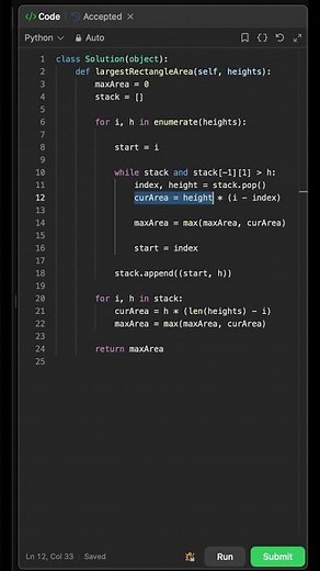 This ‘Hard’ Problem Is Actually Easy With One Trick 💪| LeetCode 84 - Largest Rectangle in Histogram