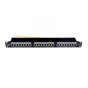 [Hot Item] Patch Panel 1u 19inch Cat 5e UTP Shielded 24 Ports P198-24