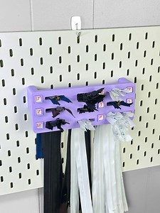 Sewing Zipper Organizer Rack: SKÅDIS Command Strip Compatible , 9 Slots - Holds 18-30 Zippers - Etsy