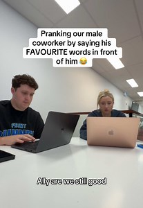 Josh just got the worst FOMO 😂 #voomie #workplacetiktok #officehumor #prank #worktok