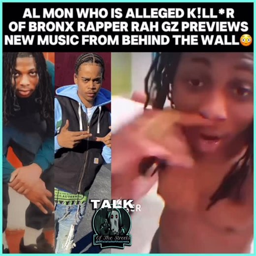 Official Talk Of The Streets LLC on Instagram: "Queens Artist @AlMon_703 Who Is The Alleged K!ll*r Of Bronx Artist Rah Gz Just Previewed New Unreleased Music From Behind The Wall😳😳😳Al Mon Was Talking Hot On This One😳😳🔥🔥🔥Can Al Mon Takeover The Drill Scene If He’s Released⁉️👀#almon #bronxdrill #rahgz #nydrill #newmusic #unreleasedmusic #qgtm"