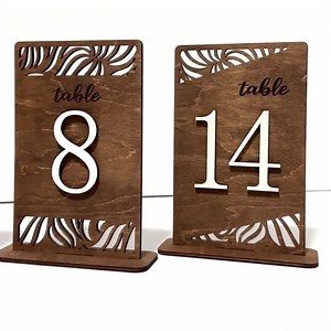Boho Rustic Wedding Table Numbers – Handmade Wooden Reception Decor–elegant Rustic Wedding Table Decor–personalized Wooden Numbers Reception - Etsy UK