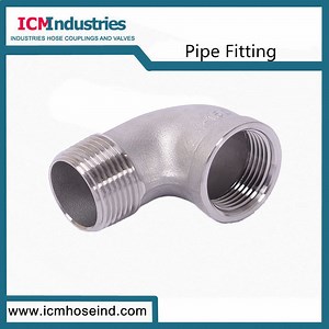 [Hot Item] Stainless Steel 90 Degree Bsp Threaded Pipe Fittings 150lb ISO4144