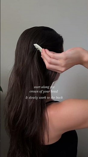 the jade comb from and Acre is the perfect Gua sha tool for your self care routine 🤍 #actandacre