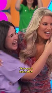 A lucky draw for a lucky lady! #PriceIsRight @fremantleus | price is right