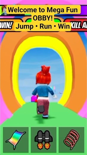 Mega Fun OBBY! 🌈 | Easy to Hard Stages | Roblox Parkour Challenge #roblox #subscribe