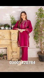 Eid Collection stitched Embroided Texture Lawn 2pc Wtsapp 03005420784 | My Brands Collection