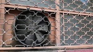 Video Stok Dirty Industrial Fan Rotating Behind Shutter (100% Tanpa Royalti) 1029156863 | Shutterstock