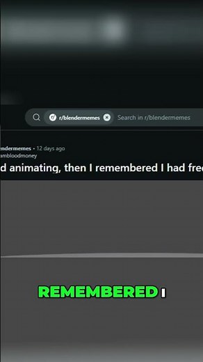 The Blender Help Forum is Insane 🥀 #blender #reddit #funny