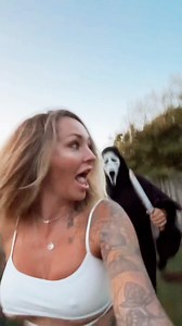 can you guess the movie and scene now? 😏 ⚠️fake blood & fake knife ⚠️ | Risa Marie