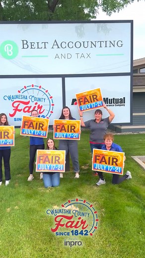 1.3K views · 20 reactions | Have you HERD?!?!鸞 #WaukeshaCountyFair2024 yard signs are IN and available at our #FairOffice that we share with Fair Partner, Belt Accounting & Tax, LLC, at 2417 Silvernail Rd. in Pewaukee! 盛Stop by TODAY and pick up a sign… or two… or three!! Our goal is 0️⃣ signs left before we move to the Waukesha County Expo grounds July 9th! | Waukesha County Fair | Facebook