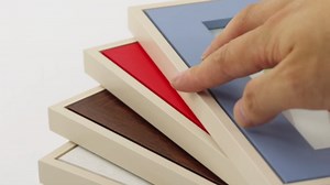 QUTREY 5x7 Kids Picture Frames Set of 4, Assorted Color 5 x 7 Photo Frames for 5 by 7 inch Pictures for Tabletop and Wall Collage