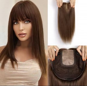 Hair Extensions]topper]toupet]100% echt haar]40 cm]The Hair Label | bol
