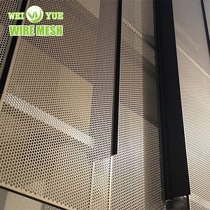 [Hot Item] Stainless Steel Perforated Metal Mesh for Building Door Gate Decoration