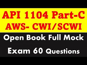 AWS CWI Part C API 1104 open book full mock examination