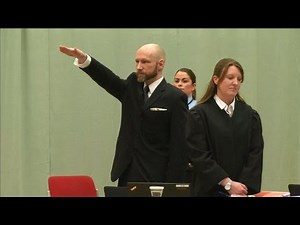 Anders Breivik brengt weer Hitlergroet