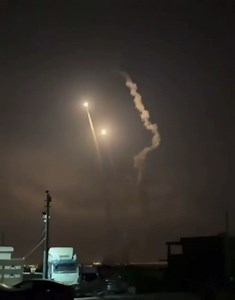 9K views · 85 reactions | A video has surfaced showing an Israeli air defense battery in the Negev Desert launching an interceptor missile, which then appears to malfunction and strike its own system. But some reports suggest #Iran launched #Cyberattack on #Israeli networks. | The Dispatch | Facebook