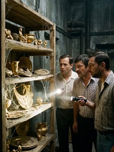 In the Soviet Union, some secrets were buried so deep that they were never meant to be found. What started as an ordinary exploration beneath a garage cooperative quickly turned into something far stranger. Deep underground, hidden behind endless concrete tunnels and a massive steel door, we stumbled upon a forgotten bunker packed with ancient treasures. Dust-covered artifacts filled the shelves: Scythian swords, bronze ritual vessels, mysterious relics, and piles of old documents left untouched