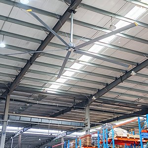 [Hot Item] Julai 7.3m/24FT Pmsm Hvls Industrial Ceiling Fan for Warehouse & Factory