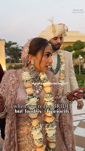1.2M views · 9K reactions | bride or no bride, food >>>> everything else 來藍 Wedding social media @twobewed.in Dining with Dhoot, food blogger, foodie, foodie bride, bride | diningwithdhoot | Facebook