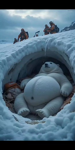 . "Pregnant Polar Bear Gives Birth, Rescue Team Comes to the Rescue" | RH The All-rounder