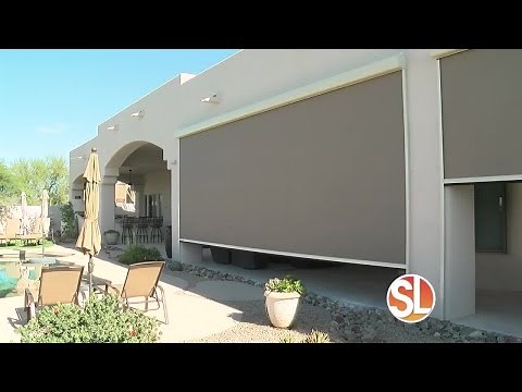 All Pro Shade Concepts installs an enormous, motorized shade at a valley home