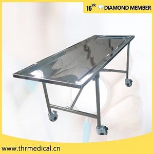 [Hot Item] Funeral Equipment Stainless Steel Autopsy Table Mortuary Embalming Table (THR-104)