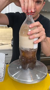 Spinning milk and coke together creates Unique Dessert What a new method to do this | Adam Trent