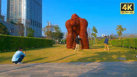 Relaxing Walk at Talent Park Shenzhen – China 4K