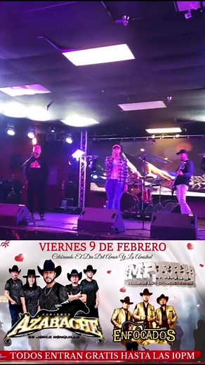 Todos entran gratis hasta las 10pm Grupo Azabache Oficial" probando sonido para que todo este listo para esta noche | Imperio