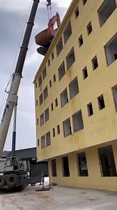 Lifting Excavation Of Roof Demolition Process | Giant Machine