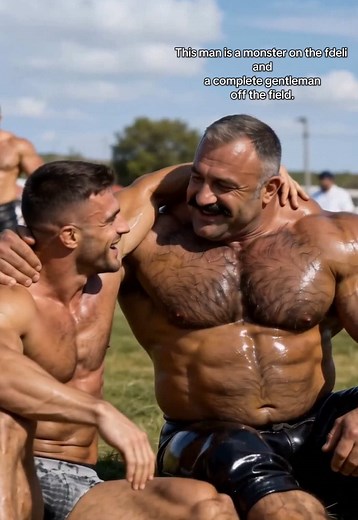 Turkish Oil Wrestler Chat: Monster on the Field, Gentleman Off