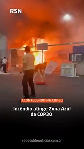 5.4K views · 533 reactions | Um incêndio atingiu um dos pavilhões da...