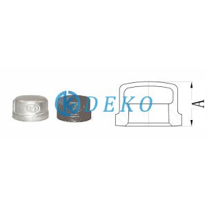 [Hot Item] Customized Malleable Iron Threaded Fittings Round Pipe End Caps