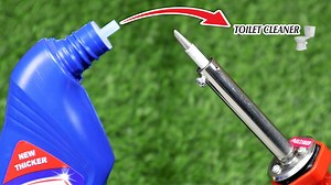 12K views · 289 reactions | this man is making useful thing from Toilet Cleaner | Homemade Creative | Facebook