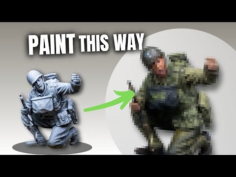How to PAINT scale FIGURE FACES better than 99% MODELERS
