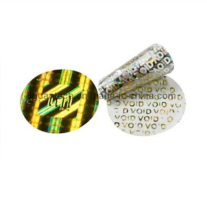 [Hot Item] Custom 3D Qr Code Tamper Evident Security Hologram Sticker Leave Void Laser Hologram Box Sealing Sticker