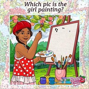 Sometimes a canvas speaks louder than words💬👩‍🎨 Can you guess which picture the girl is painting? Figure it out in Happy Color and drop your answer below! Stay tuned, tomorrow we’ll reward you with sensational bonuses! #coloring #happycolor #paintbynumbers #colorbynumber | Happy Color - Color by Number