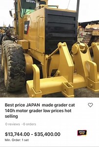 Best price japan made grader 140h motor grader low prices hot selling | China Home Appliance wholesaler