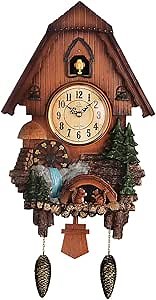 Vivid Large Cuckoo Clock、Wall Cuckoo Clock,Chime has Automatic Shut-Off [Kitchen & Home]