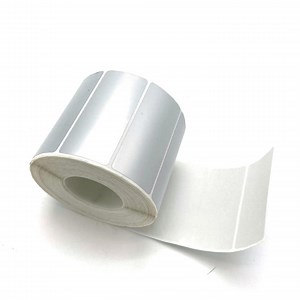 [Hot Item] Matte Silver Thermal Transfer Labels, Blank Sticker Paper for Thermal Printers